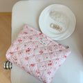 Floral Cotton Makeup Bag - DippedShop Wholesale - #9155