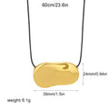 Trendy Irregualr Gold Plated Braided Cord Necklace 6W6JNC400L