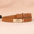 Elegant Skinny Dress Belt Leather Waist Belt 6W6JBT157