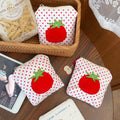 Cute Tomato Mini Coin Purse Wa - DippedShop Wholesale - #5427
