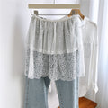 Jacquard Double Layer Wrap Skirt - DippedShop Wholesale - #2115