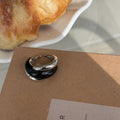 Enamel Twisted Open Ring - DippedShop Wholesale - #7779