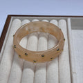 Punk Style Round Rivet Wide Ba - DippedShop Wholesale - #7939