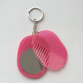 Simple Solid Color Oval Portable Hair Combs MK2BLM6C5CB86