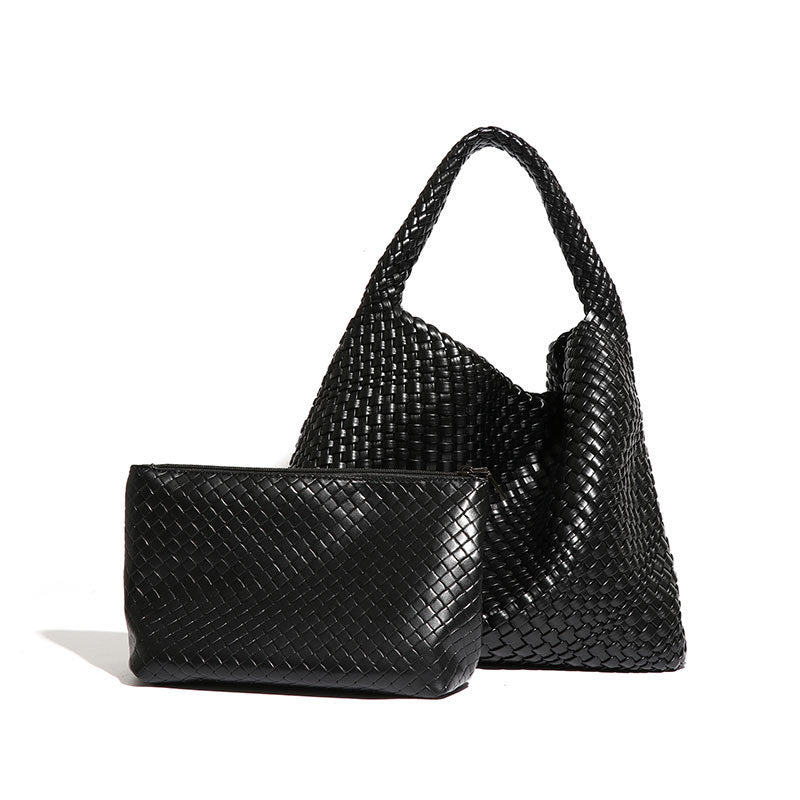Trendy Handmade Woven Shoulder Tote Bag DP25E471