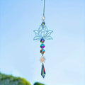 Celestial Moon Star Crystal Wind Chime Suncatcher 6H7HLS201
