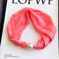 Elegant Magnetic Pearl Chain Necklace Scarf MK2BLW6W6NSI79
