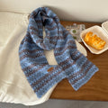 Fair Isle Knit Scarf - DippedShop Wholesale - #8403