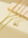 Gold Plated Layered Necklace - DippedShop Wholesale - #0179