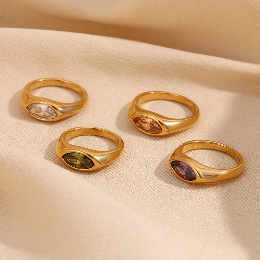 Elegant Gold Plated Horse-Eye - DippedShop Wholesale - #1059