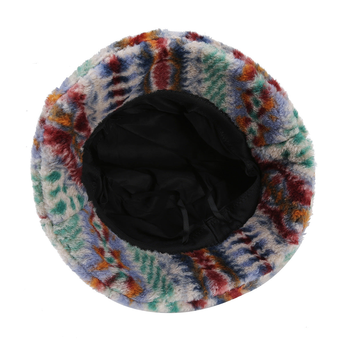Boho Style Fair Isle Print Warm Bucket Hat 6W6HAT816