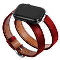 Simple Solid Color PU Leather Watch Band 6W6JWA135