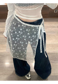 Floral Lace Wrap Skirt - DippedShop Wholesale - #2739