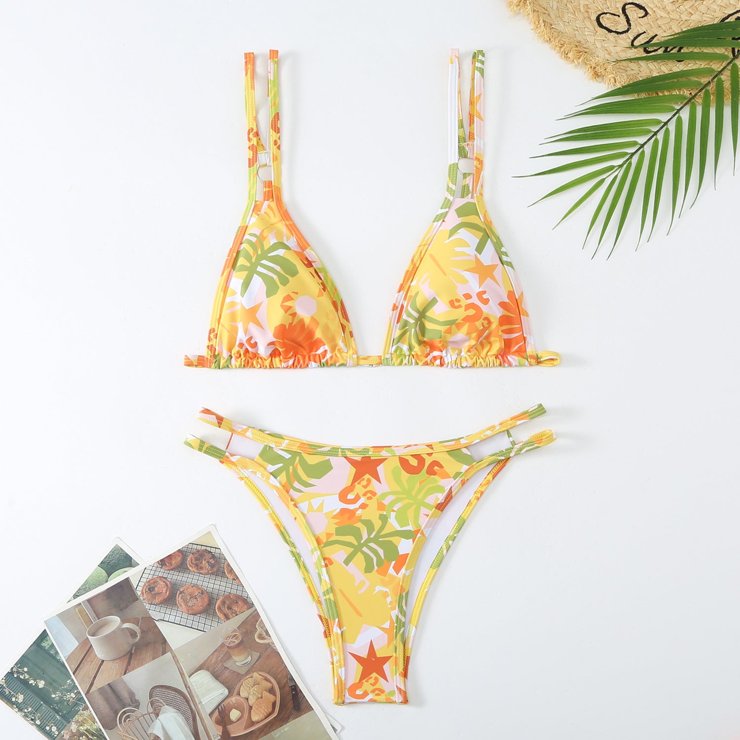 Flower Print Sexy Swimwear - DippedShop Wholesale - #9219