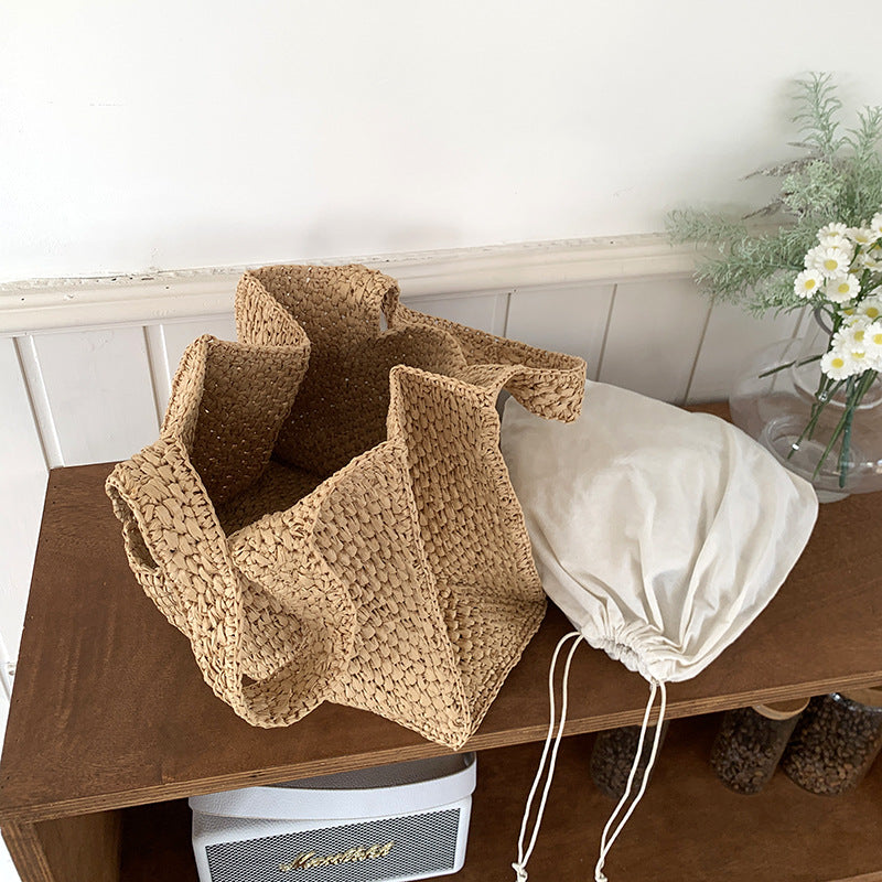 Elegant Straw Woven Handmade B - DippedShop Wholesale - #5075