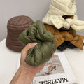 Winter Quilted Puffer Lightweight Warm Bucket Hat 6W6HAT928