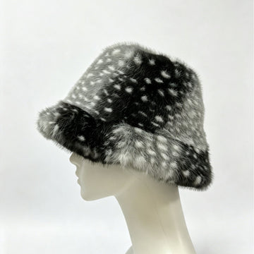 Faux Mink Fur Bucket Hat - DippedShop Wholesale - #9155