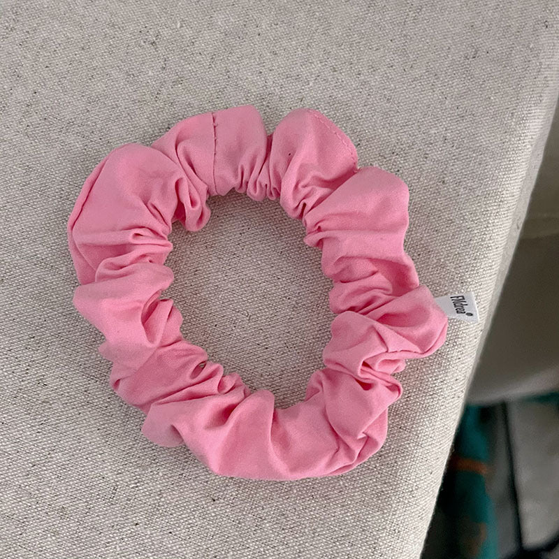 Dopamine Solid Color Cotton Elastic Scrunchies MK2BW6W6HSR56