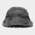 Winter Fuzzy Faux Fur Outdoor Warm Bucket Hat 6W6HAT532