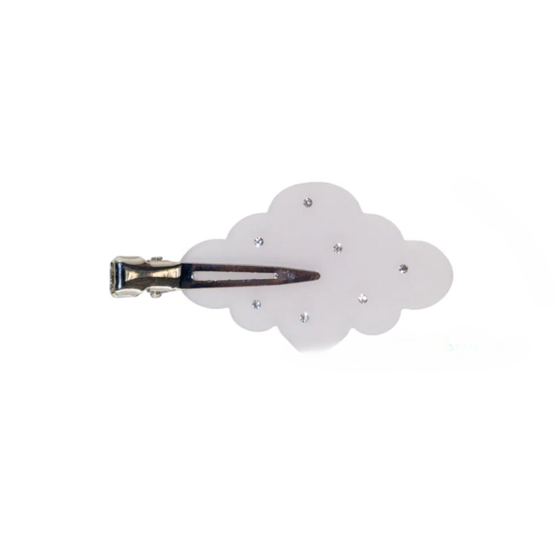 Creative Matte Cloud Rhinestones Acetate Hair Clip 8AS6HCP382L