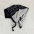 Vintage Polka Dot Paisley Print Square Scarf 6W6NSC211