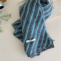 Striped Knit Winter Scarf - DippedShop Wholesale - #7955