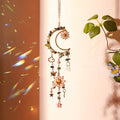 Colorful Stones Moon Wrap Tassel Hanging Suncatchers MK2CZAS6H7HLS68