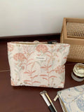Fresh Large Capacity Floral Jacquard Makeup Bag MK2BW6W10BOB392