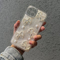 3D Bowknot Pearl Phone Case - DippedShop Wholesale - #1091