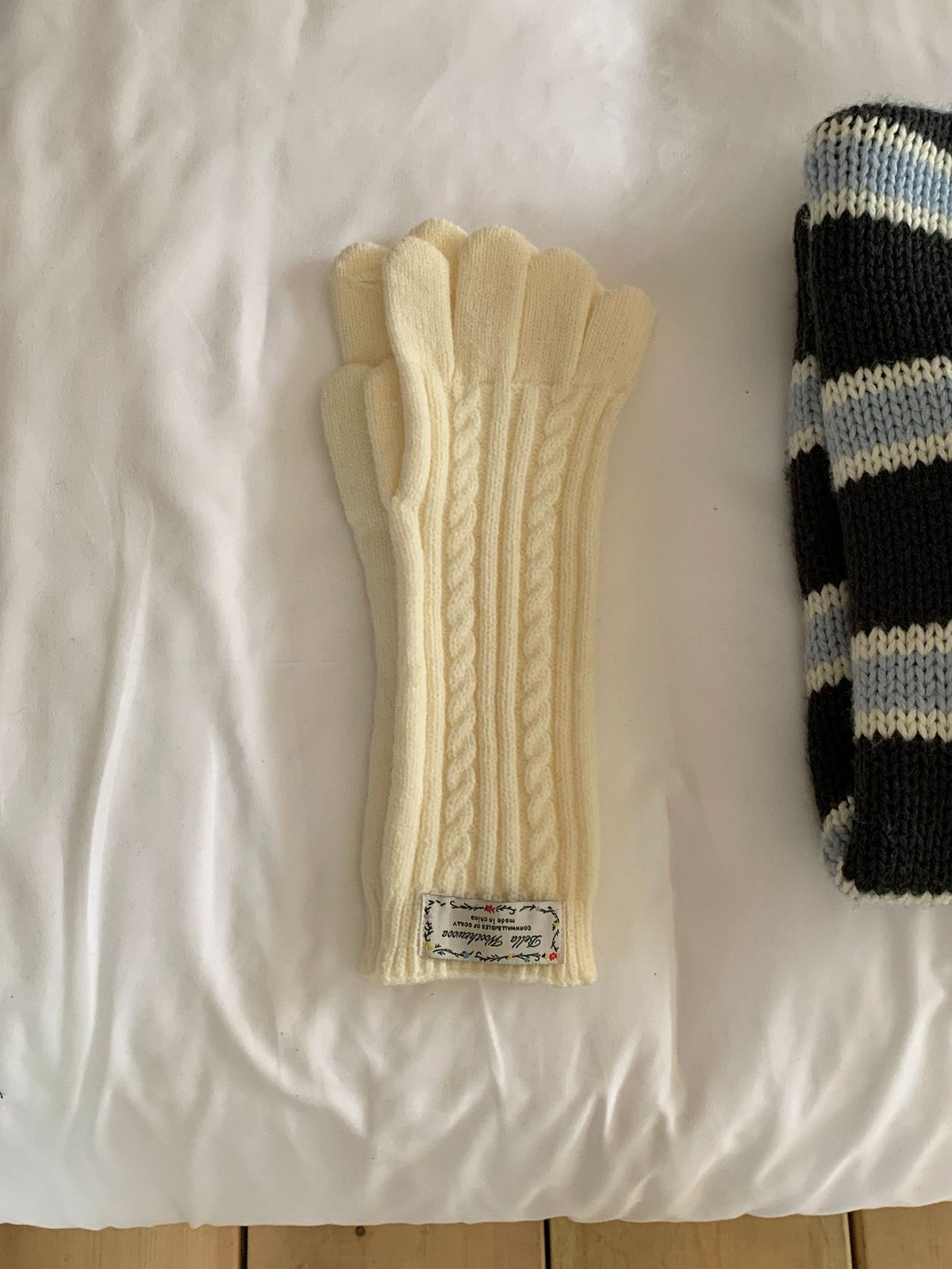 Long Knit Touchscreen Gloves - DippedShop Wholesale - #6307