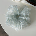 Retro Leopard Print Organza Ruffled Scrunchies 6W6HSR488