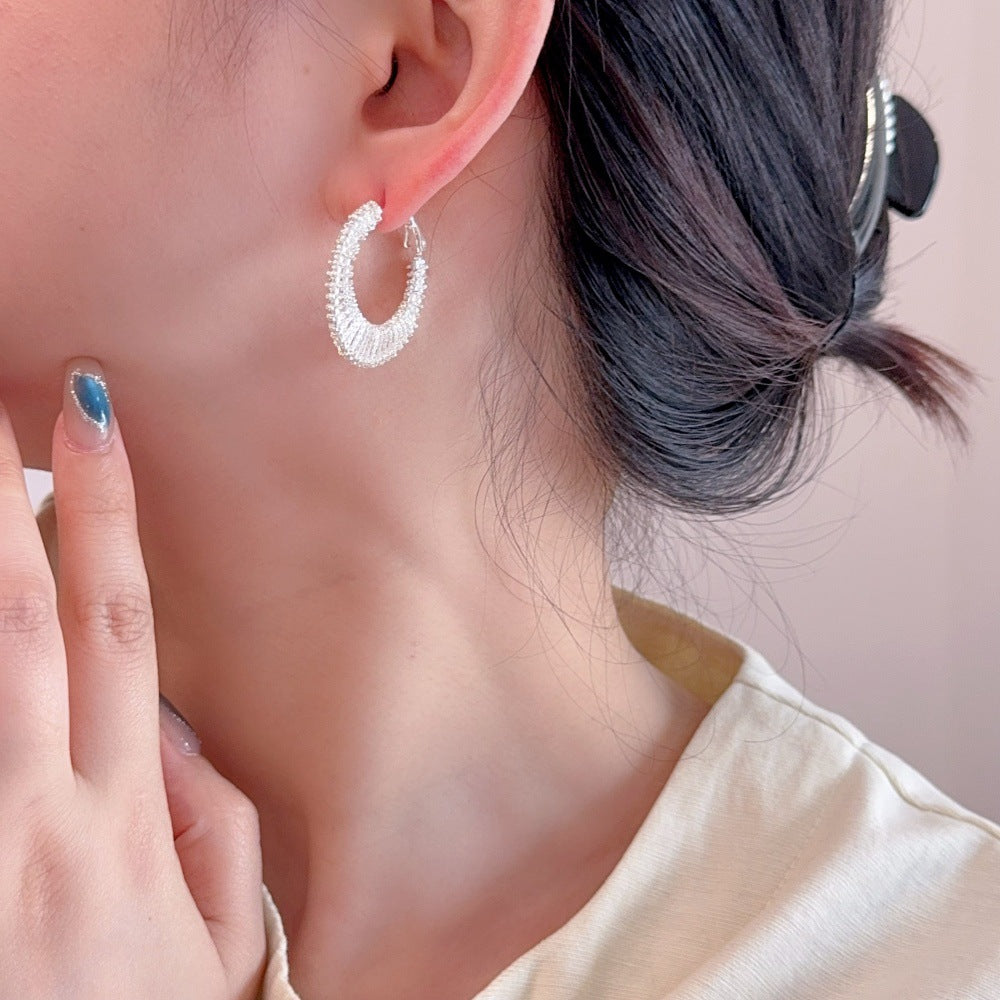 Electroplated 3D Openwork Earrings - DippedShop Wholesale - #9315