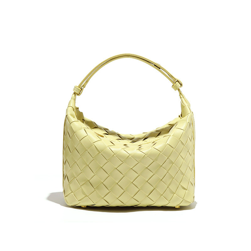 Minimalist Solid Color Woven Mini Handbag 6W10BBG2420