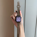 Minimalist Solid Color PU Leather Watch Band 6W6JWA132