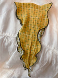 Stylish Plaid Print Reversible Silk Scarf 6W6NSI237