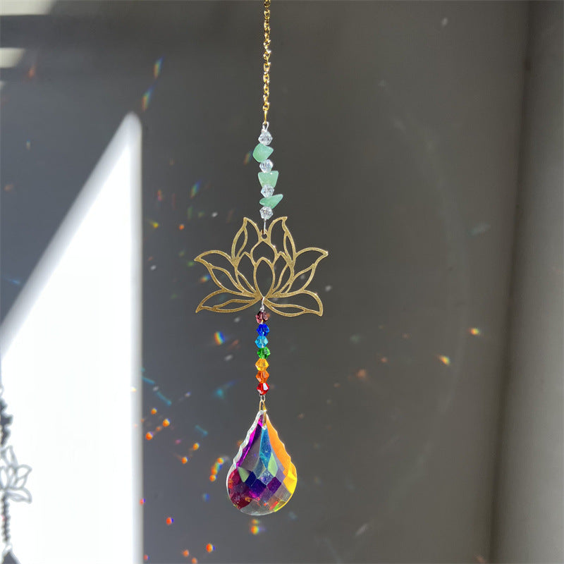 Hollow Out Lotus Suncatcher - DippedShop Wholesale - #5379