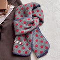 Retro Polka Dots Color Contrast Warm Scarf 6W6NSC65