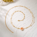 Sexy Flower Bead Double Layered Waist Chain 8ZA6JBC101T