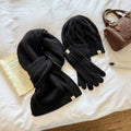 Cable Knit Soft Warm Scarf - DippedShop Wholesale - #4787