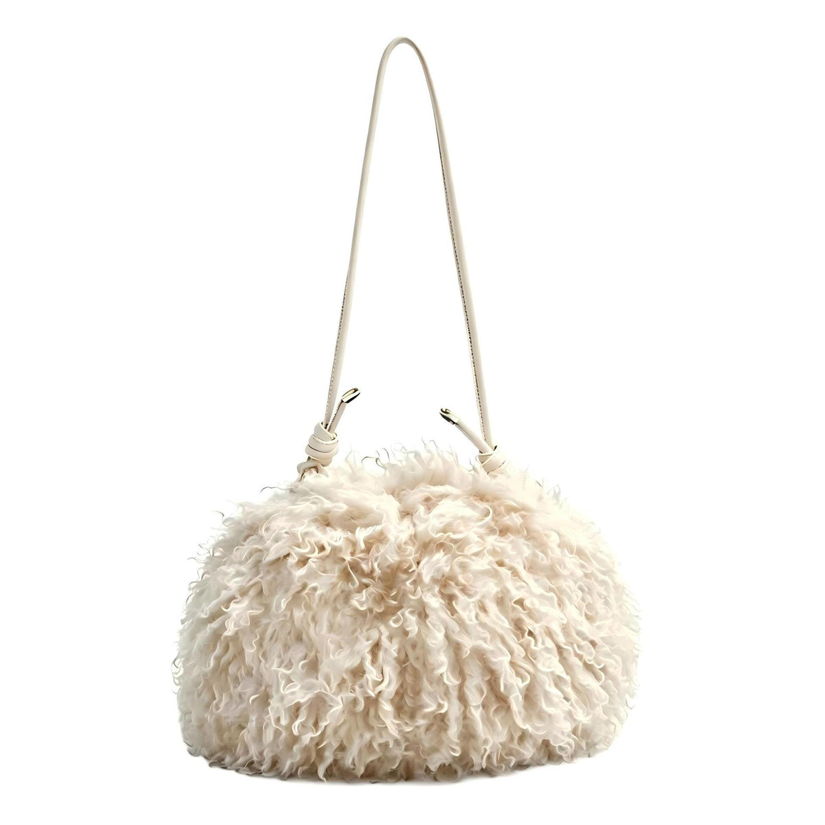 Fluffy Faux Fur Large Capacity Cloud Underarm Bag 6W10BBG2396