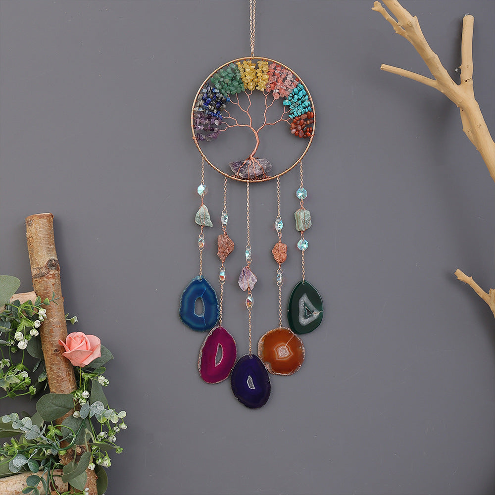 Crystal Tree of Life Suncatcher - DippedShop Wholesale - #7699