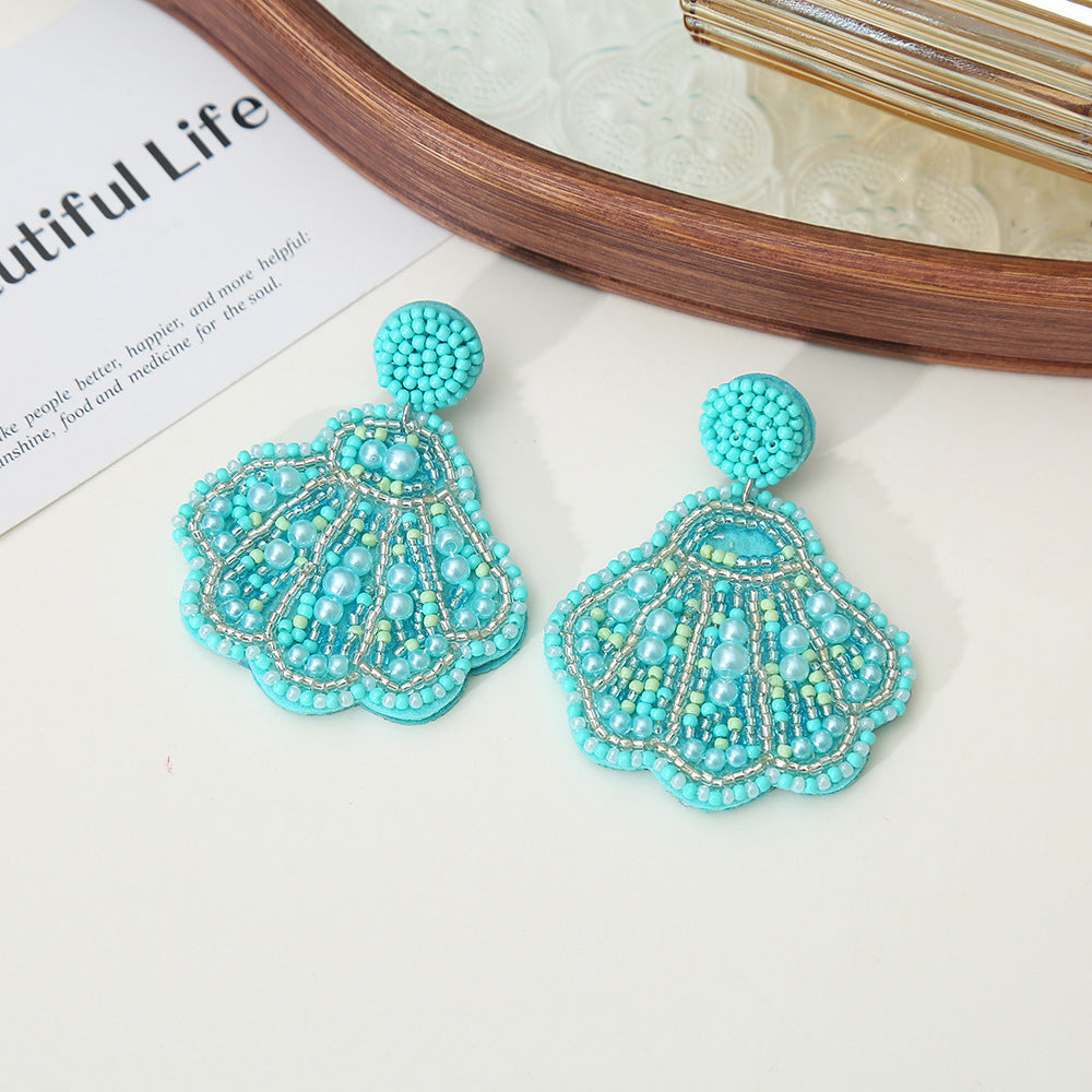 Starfish Pearl Stud Earrings - DippedShop Wholesale - #8483