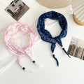 Boho-Style Star Cashew Print Silk Scarf 6W6NSI209