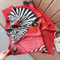 Paisley Print Luxury Mulberry Silk Square Scarf MK2BW6W6NSI04