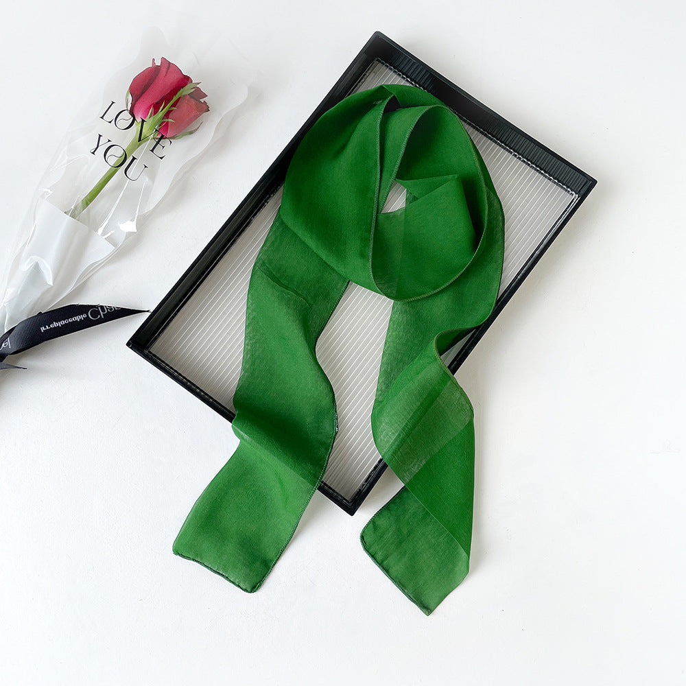 Elegant Thin Ribbon Scarf - DippedShop Wholesale - #1315