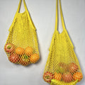 Solid Color Hollow Out Shopping Mesh Storage Bag 8BW6BOB93T