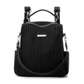 Minimalist Striped Large Capacity Backpack 6S10BBG1456