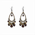 Boho Beaded Tassel Dangle Earrings - DippedShop Wholesale - #1523