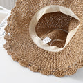 Handmade Flower Embroidery Sun Hat - DippedShop Wholesale - #3107