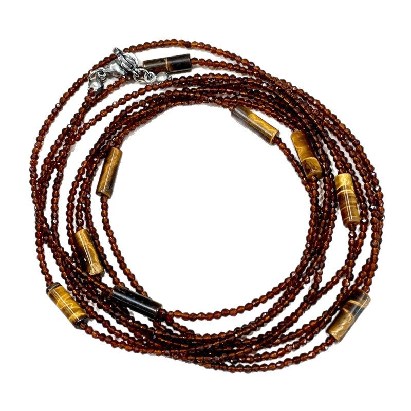 Multi-Layer Beaded Chain Necklace - DippedShop Wholesale - #0323